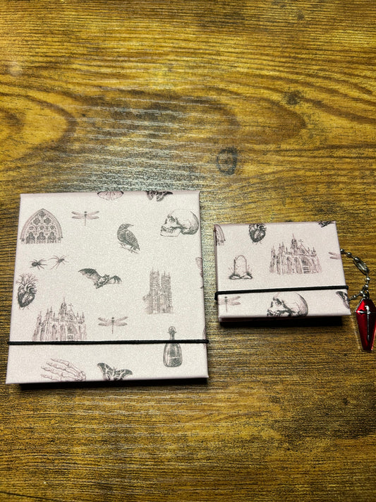 Gothic Sticky Note Holder and Keychain